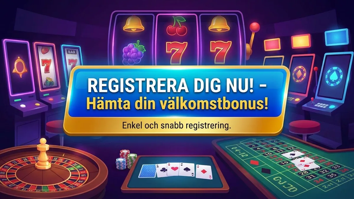 Registrera dig med bonus